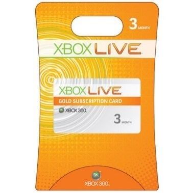xbox gold 3 month